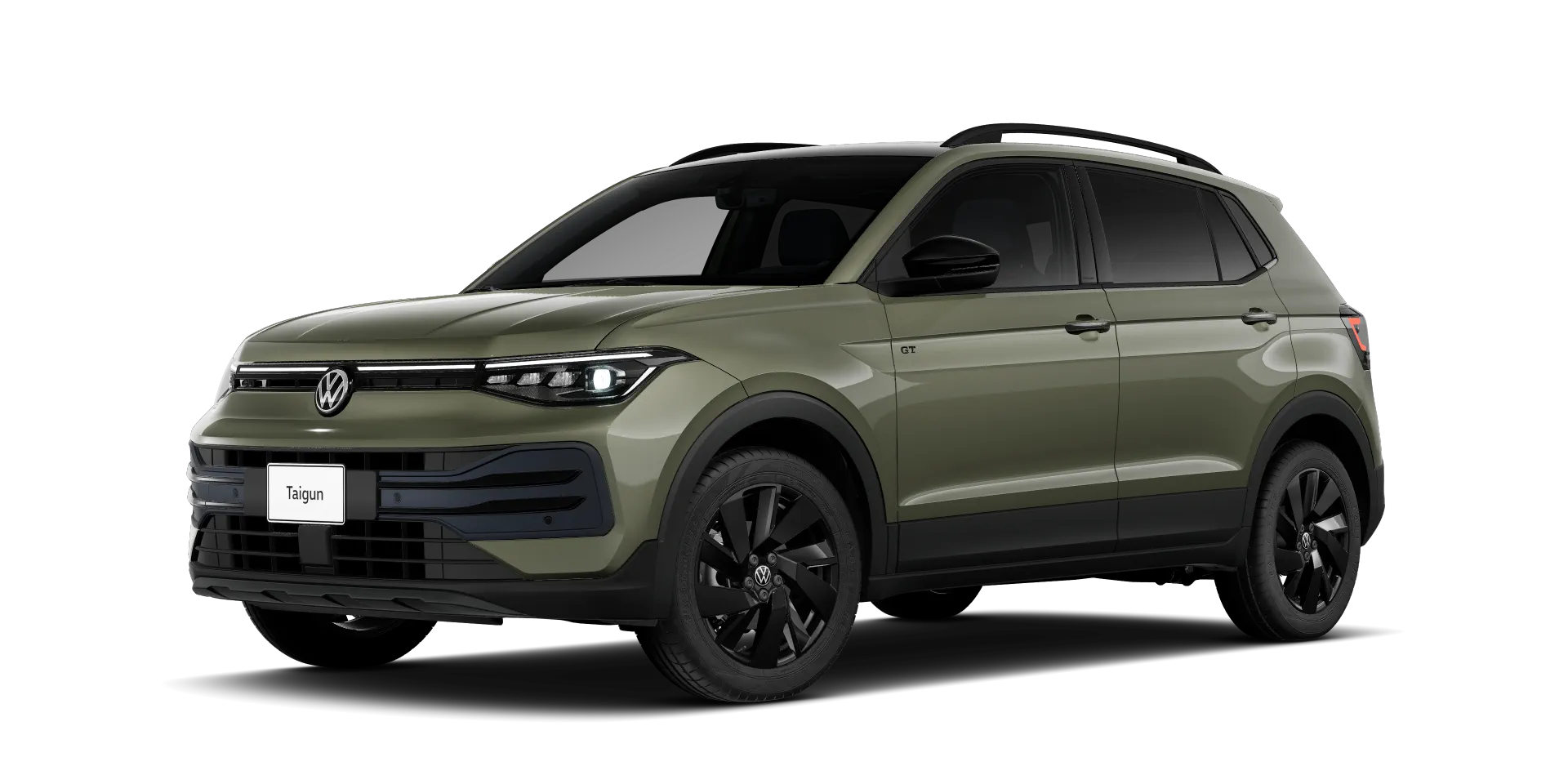 Volkswagen Taigun Verde Avocado Negro Profundo